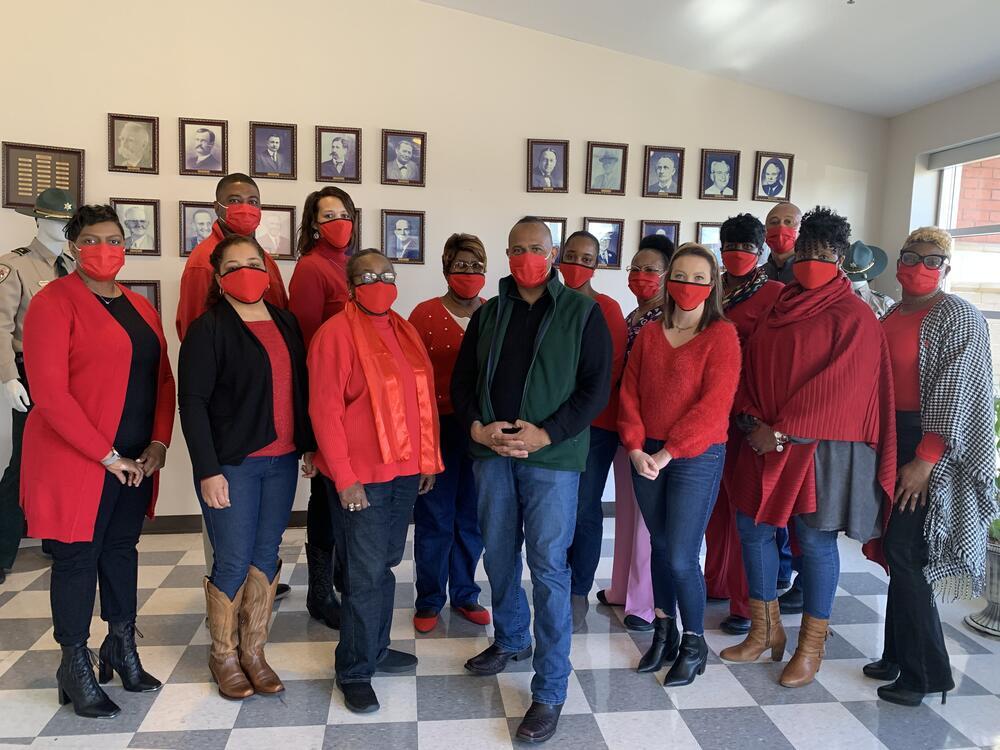 TCSO wears red for campaign against heart disease