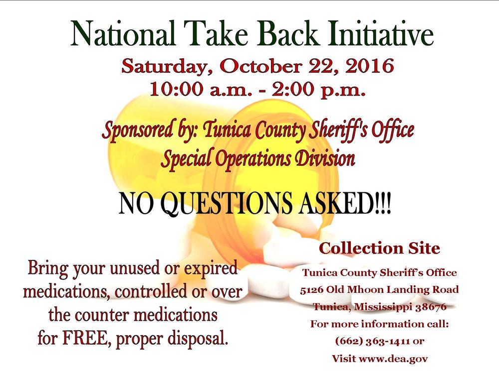 National Take Back 10 2016