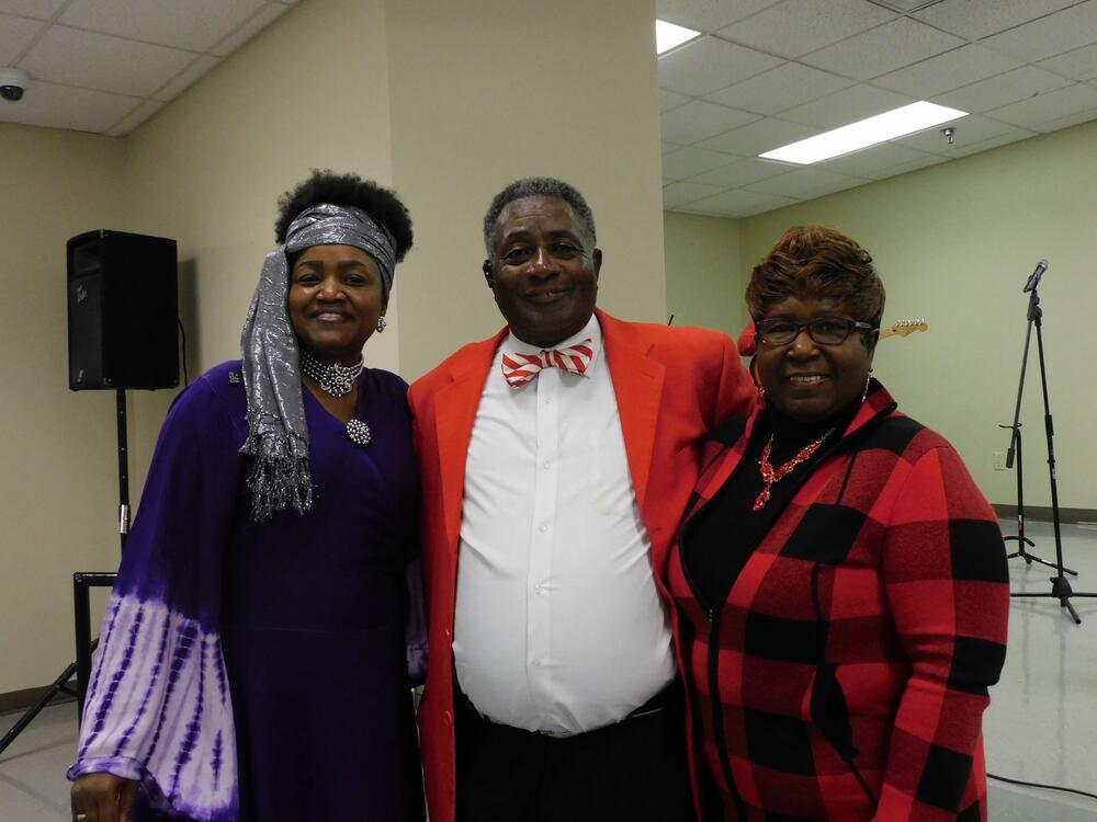 speakers at Black History Program - Latonja Steward, Pastor Pratt, and Pastor Hubbard